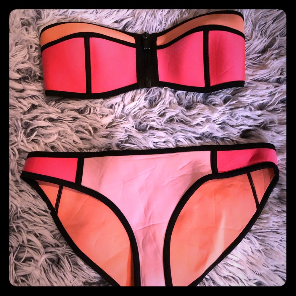 Triangl Strapless Swim Suit